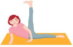 体幹を鍛えるマットピラティスの画像