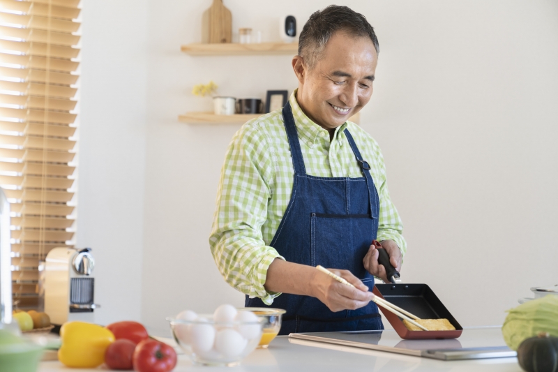 基礎から始める「男の料理教室」の画像