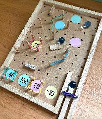 G16 木工教室～「ビー玉迷路」の画像